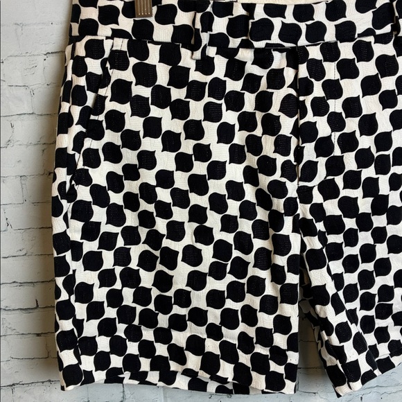 Mr Turk Shorts Black & White Mod Geometric Pattern 32” 6” Inseam Resort Preppy - Picture 8 of 15